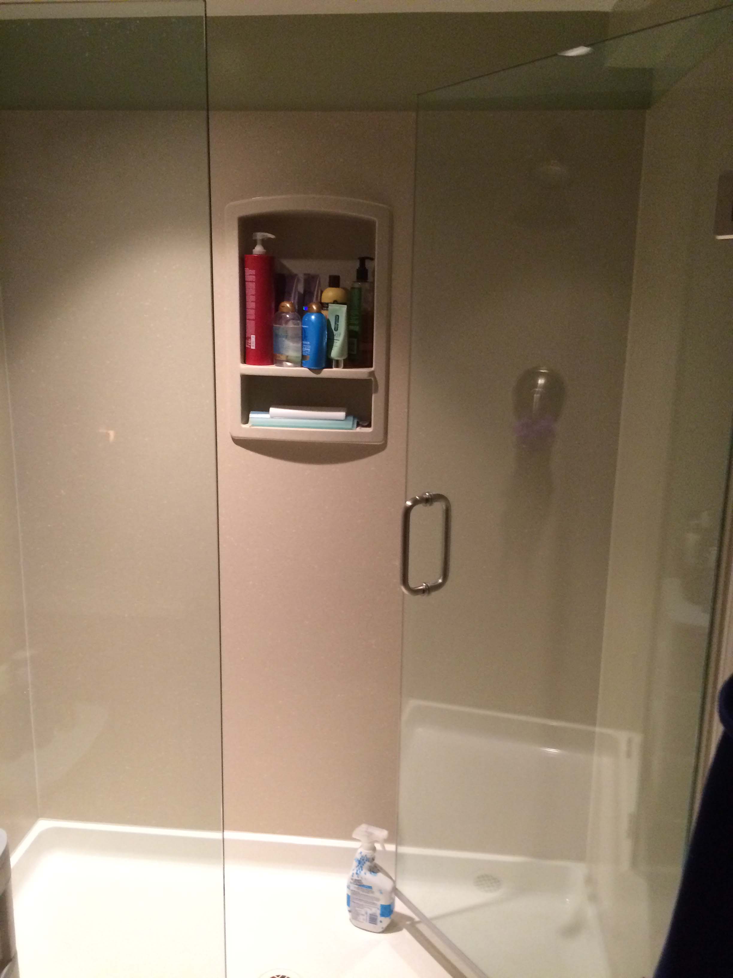 another picture of a glass shower door